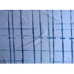 Organic Cotton Sarong Hand Dyed Natural Indigo Shibori