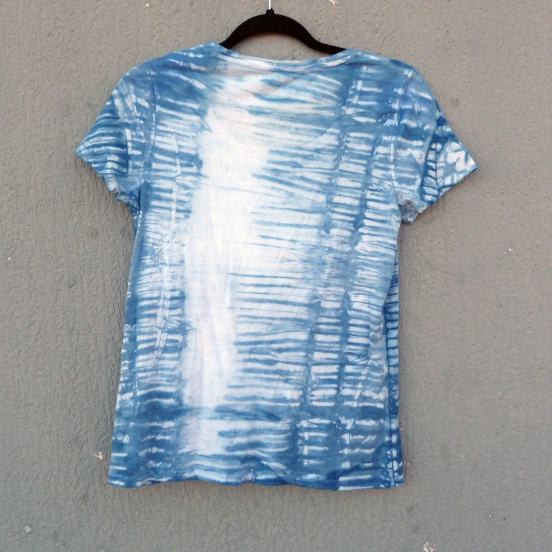 Natural Dyes - Indigo Shibori T-Shirt