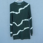 100% Cotton Natural Dyed Shibori Pullover